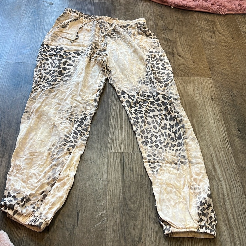 Lightweight Animal Print Joggers